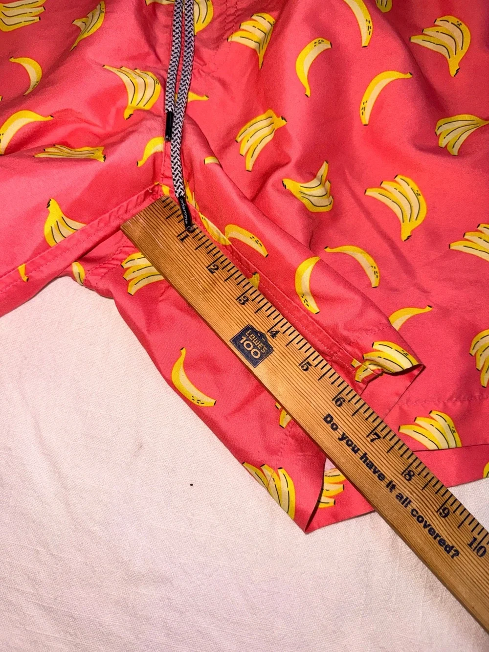 Maamgic Men's Swimtrunks - Orange and Yellow - Banana Graphic